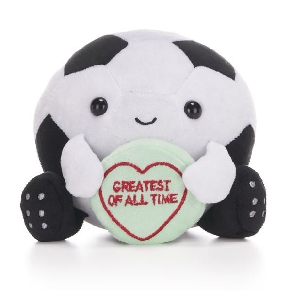 Love Hearts 18Cm (7") Football G.O.A.T