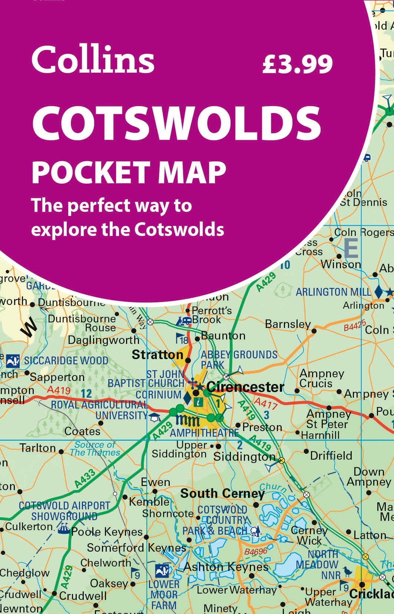 Cotswolds Pocket Map: The Perfect Way to Explore the Cotswolds