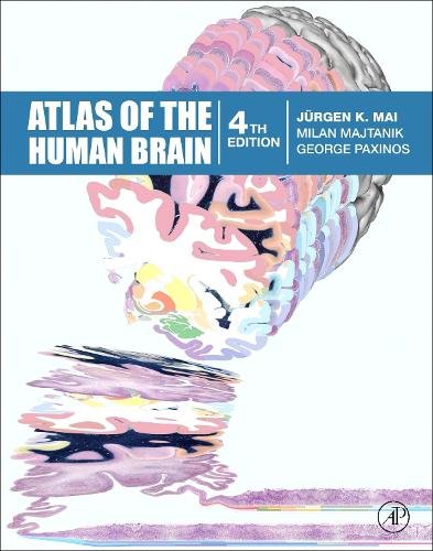 Atlas of the Human Brain K Mai Majtanik Paxinos Hardback 9780128028001 4e