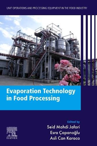 Evaporation Technology in Food Processing Jafari Çapanoğlu Karaca Paperback