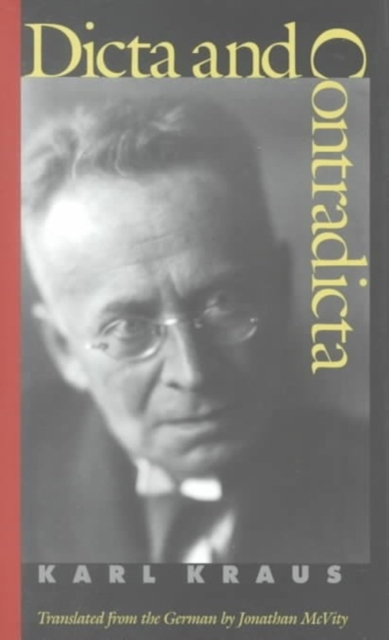 Dicta and Contradicta Kraus Mcvity Hardback MO – University of Illinois Press