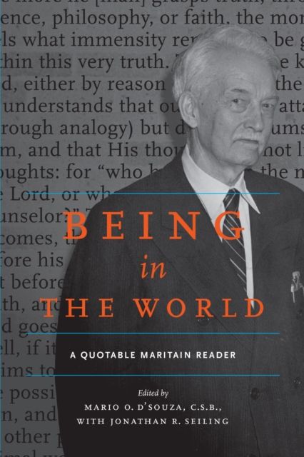Being in the World – A Quotable Maritain Reader D`souza C.s.b. Seiling Paperback
