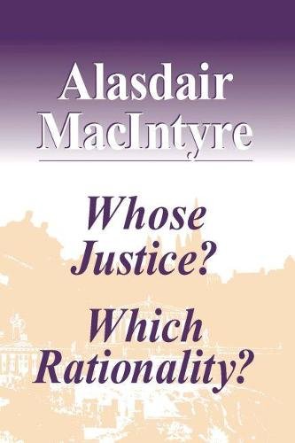 Whose Justice? Which Rationality? Macintyre Paperback 9780268019440