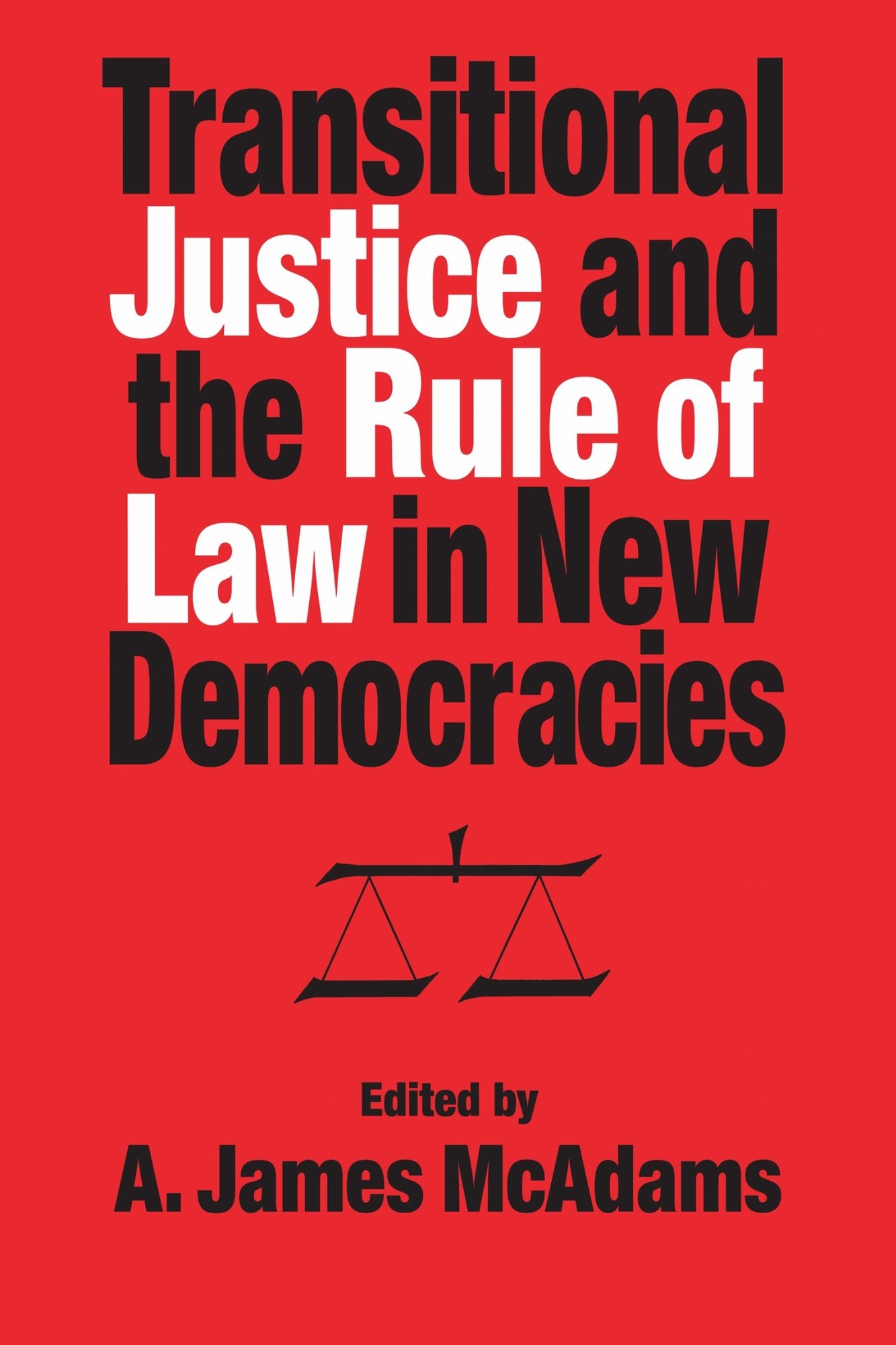 Transitional Justice and the Rule of Law in New Democracies Mcadams Hardback