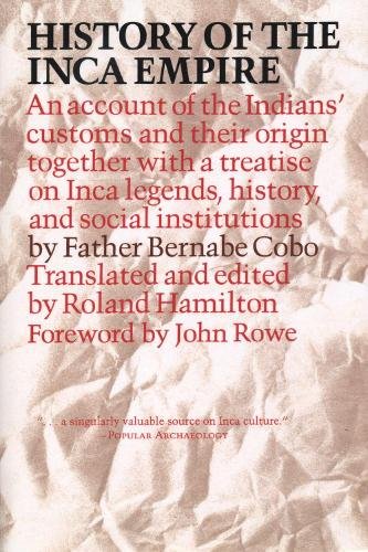 History of the Inca Empire – An Account of the Indians` Customs and Their Origi…
