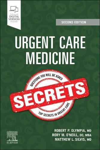 Urgent Care Medicine Secrets Olympia O'Neill Silvis Paperback Elsevier 2e