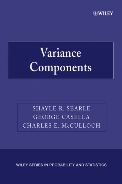 Variance Components Searle Paperback Wiley–Blackwell 9780470009598
