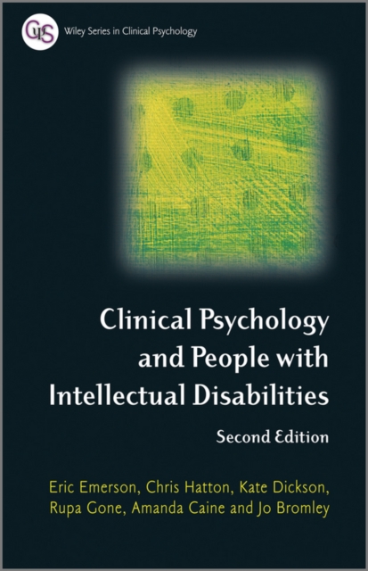 Clinical Psychology and People with Intellectual Disabilities Emerson Emerson
