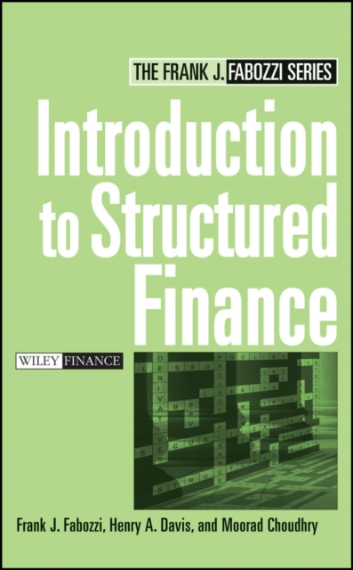 Introduction to Structured Finance Fabozzi Hardback John Wiley & Sons