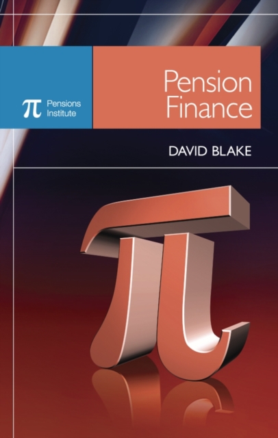 Pension Finance Blake Hardback John Wiley & Sons 9780470058435