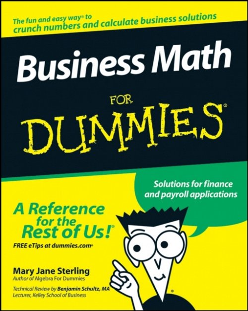 Business Math For Dummies Sterling Paperback John Wiley & Sons 9780470233313