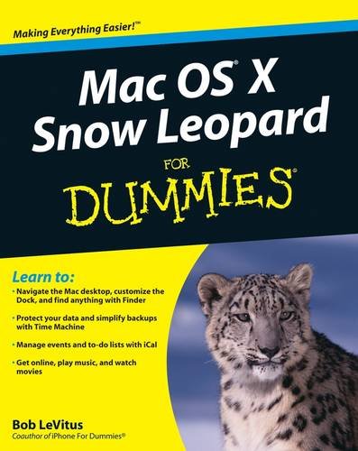 Mac OS X Snow Leopard For Dummies LeVitus Paperback John Wiley & Sons