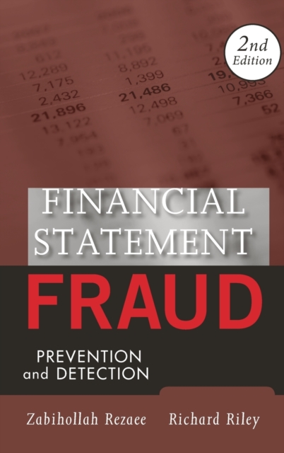 Financial Statement Fraud – Prevention and Detection 2e Rezaee Hardback