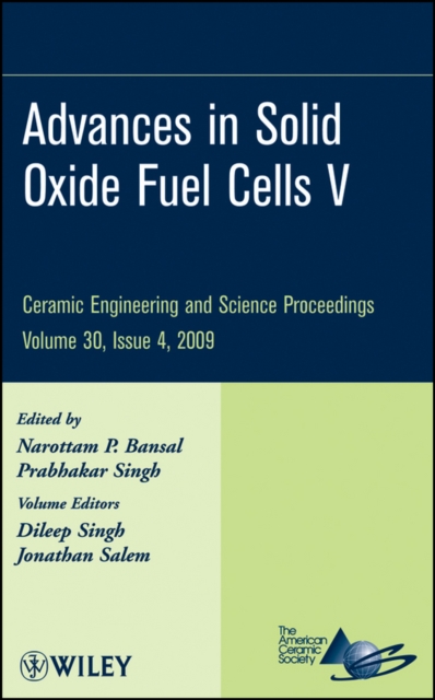 Advances in Solid Oxide Fuel Cells V30 Issue 4 Bansal Hardback John Wiley & Sons