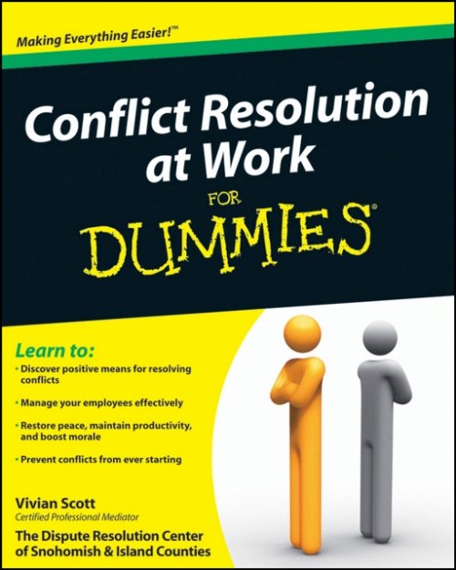 Conflict Resolution At Work For Dummies Scott Paperback John Wiley & Sons