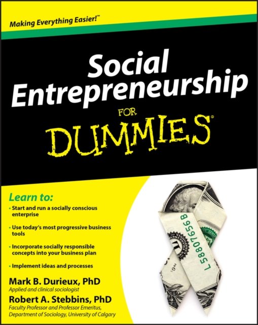 Social Entrepreneurship For Dummies Durieux Paperback John Wiley & Sons