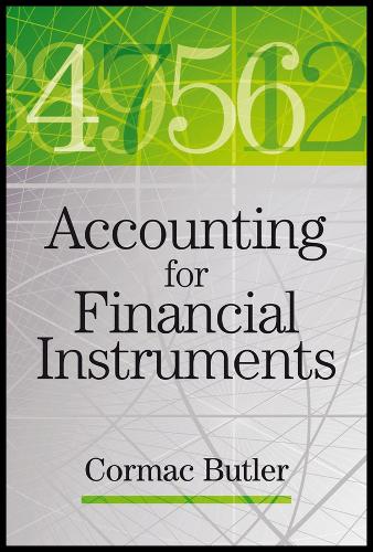 Accounting for Financial Instruments Butler Hardback John Wiley & Sons