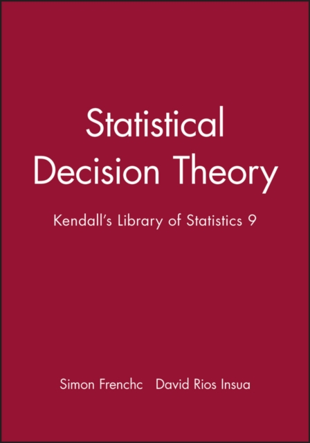 Statistical Decision Theory French Hardback Wiley–Blackwell 9780470711057