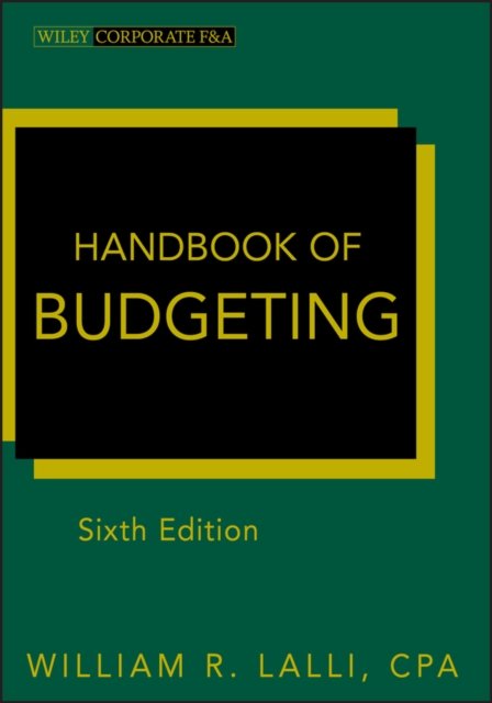 Handbook of Budgeting 6e Lalli Hardback John Wiley & Sons 9780470920459