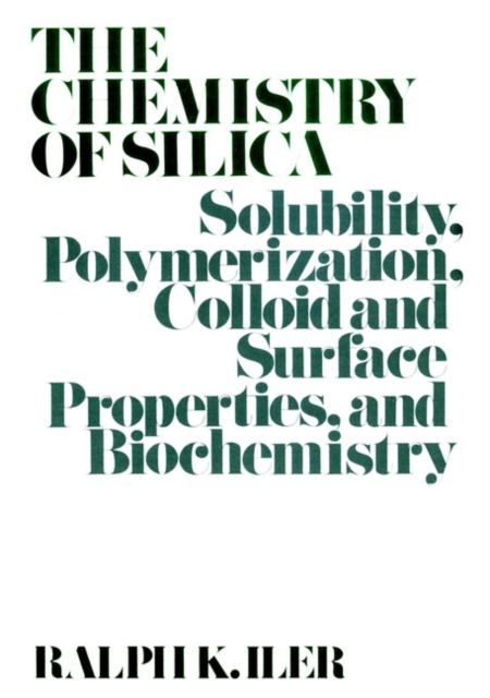 Chemistry of Silica Solubility Polymerization Colloid and Surface Properties an…