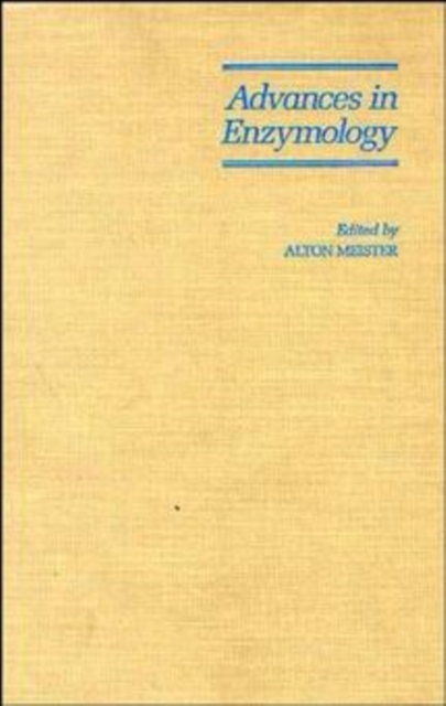 Advances in Enzymology and Related Areas of Molecular Biology V70 Meister