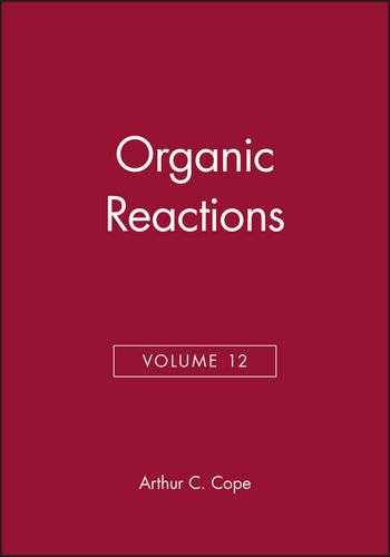 Organic Reactions V12 Cope Hardback Wiley–Blackwell 9780471171607