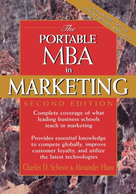 The Portable MBA in Marketing 2e Schewe Hardback John Wiley & Sons 9780471193678