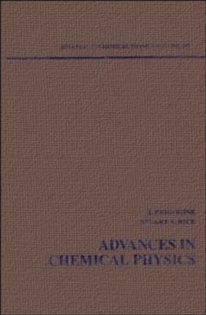 Advances in Chemical Physics V103 Prigogine Hardback Wiley–Blackwell
