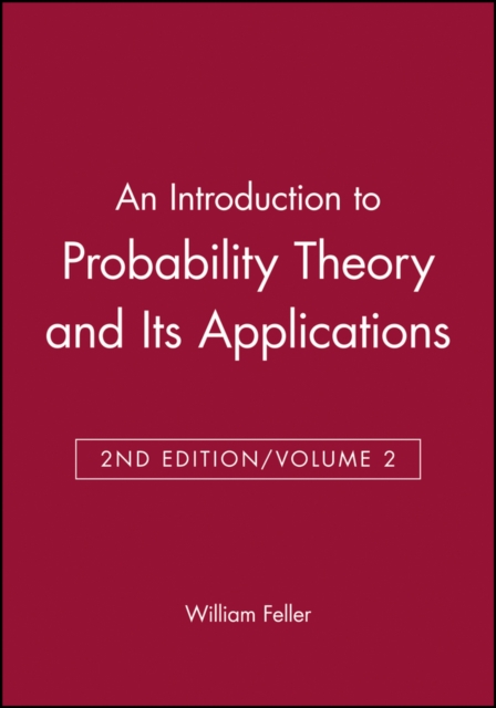 Introduction To Probability Theory and its Applications 2e V 2 Feller Paperback