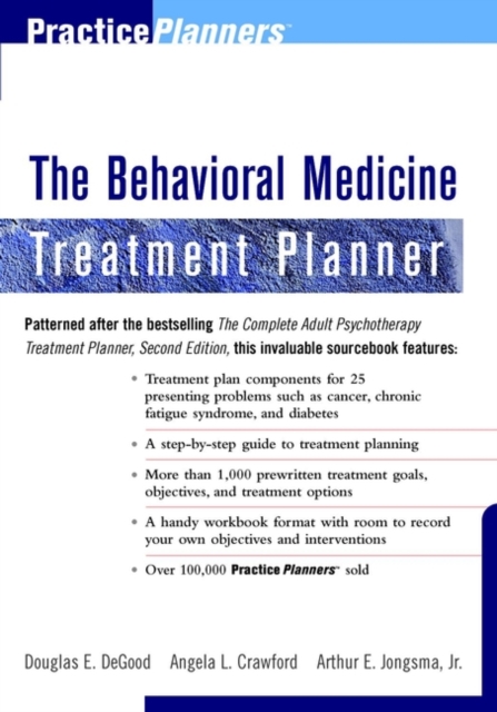 The Behavioral Medicine Treatment Planner Jongsma Paperback John Wiley & Sons