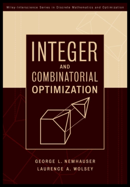 Integer and Combinatorial Optimization Nemhauser Paperback Wiley–Blackwell