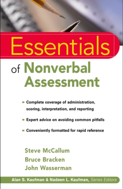 Essentials of Nonverbal Assessment McCallum Paperback John Wiley & Sons