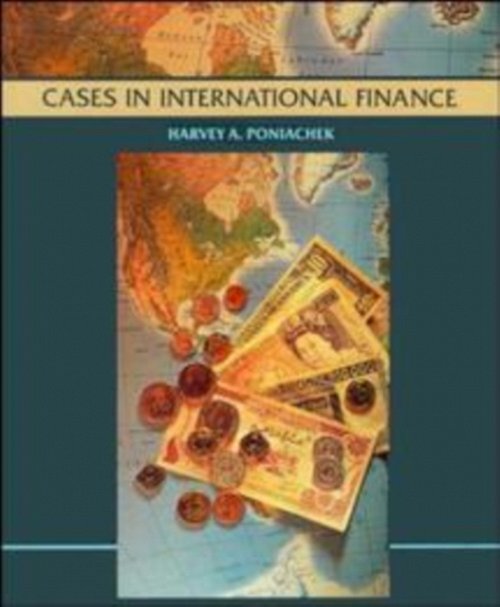 Cases in International Finance Poniachek Paperback John Wiley & Sons