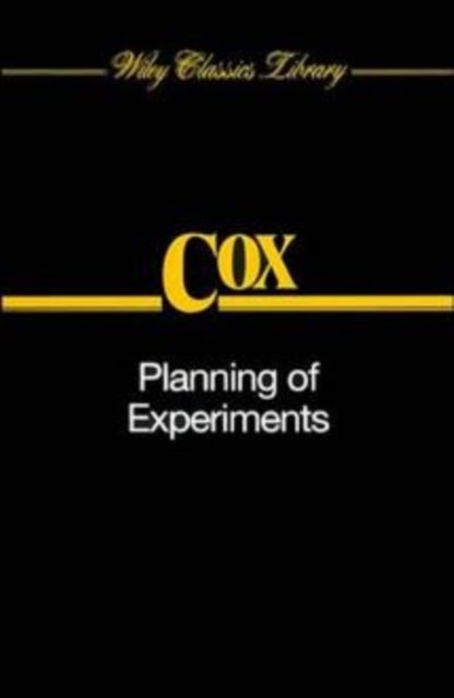 Planning of Experiments Cox Paperback Wiley–Blackwell 9780471574293