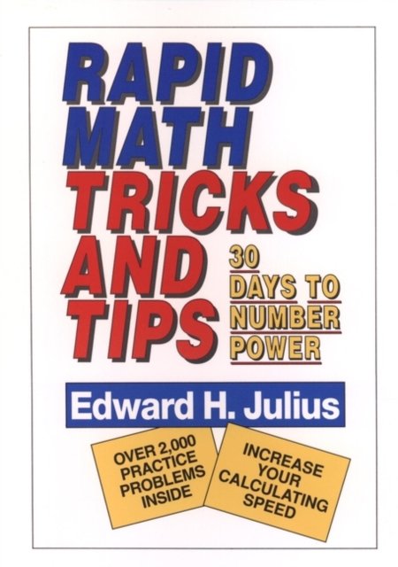 Rapid Math Tricks & Tips 30 Days to Number Power Julius Paperback Jossey Bass