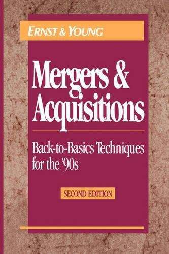 Mergers & Acquisitions 2e Ernst & Young Hardback John Wiley & Sons 9780471578185