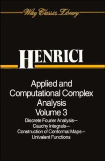 Applied and Computational Complex Analysis V 3 – Discrete Fourier Analysis–Cauc…