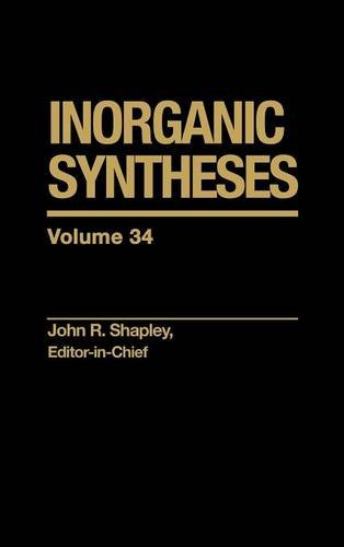 Inorganic Syntheses V34 Shapley Hardback Wiley–Blackwell 9780471647508
