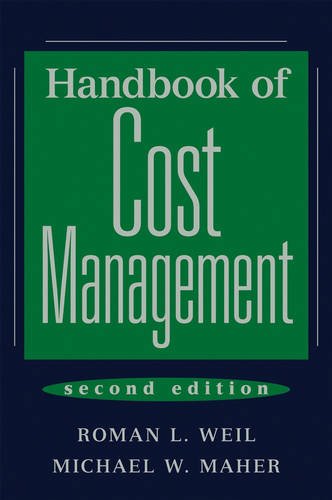 Handbook of Cost Management 2e Weil Hardback John Wiley & Sons 9780471678144