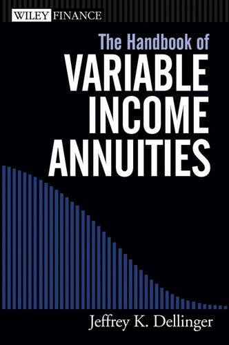Handbook of Variable Income Annuities Dellinger Hardback John Wiley & Sons