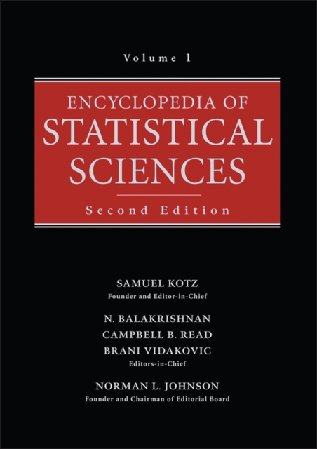 Encyclopedia of Statistical Sciences V 1 2e Kotz Hardback Wiley–Blackwell
