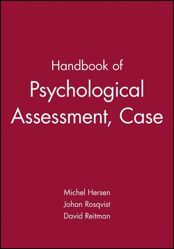 Handbook of Psychological Assessment, Case Conceptualization and Treatment 2V S…