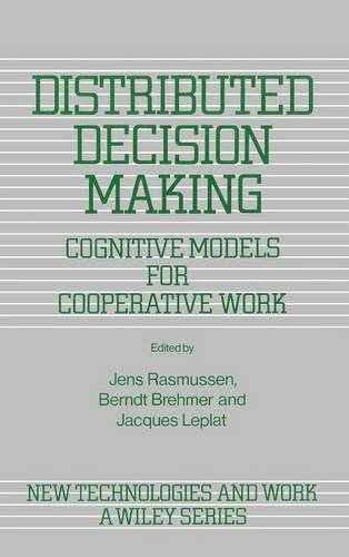 Distributed Decision Making Rasmussen Hardback Wiley–Blackwell 9780471928287