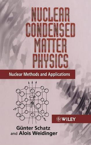 Nuclear Condensed Matter Physics – Nuclear Methods  & Applications Schatz