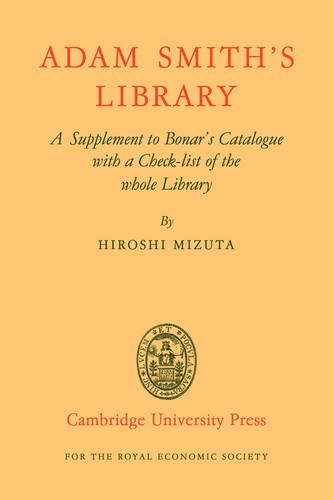 Adam Smith's Library Mizuta Paperback Cambridge University Press 9780521088299