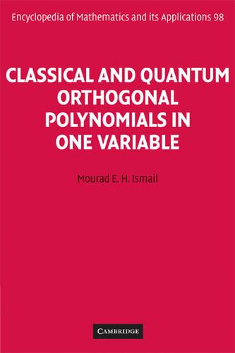 Classical Quantum Orthogonal Polynomials One Variable 9780521143479 Cond=LN:NSD