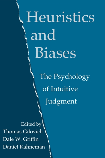 Heuristics Biases Psychology Intuitive Judgment Paperback 9780521796798