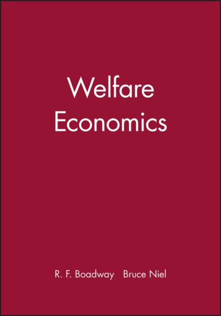 Welfare Economics Boadway Paperback Wiley–Blackwell 9780631133278