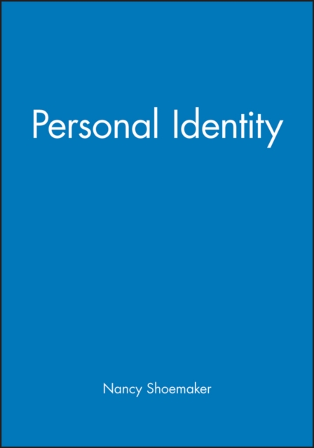 Personal Identity Shoemaker Paperback Wiley–Blackwell 9780631134329