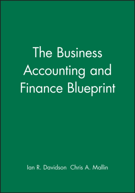 The Business Accounting and Finance Blueprint Davidson Paperback Wiley–Blackwell